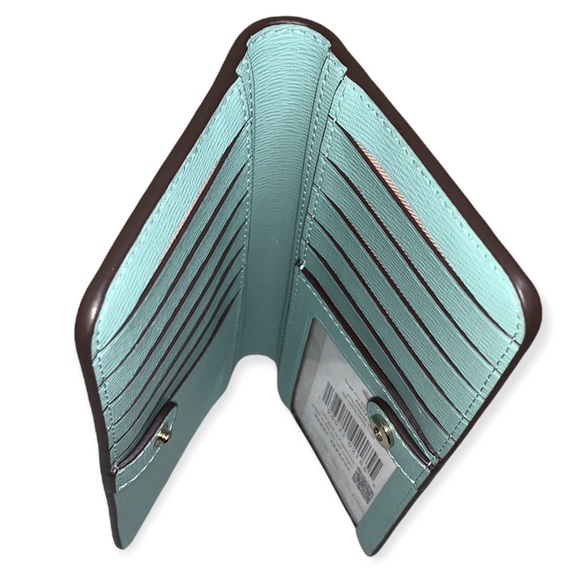 ♠️ kate spade Embroidered Lea Daisy Floral Large Slim Bifold Wallet, Aphrodite - Picture 8 of 14